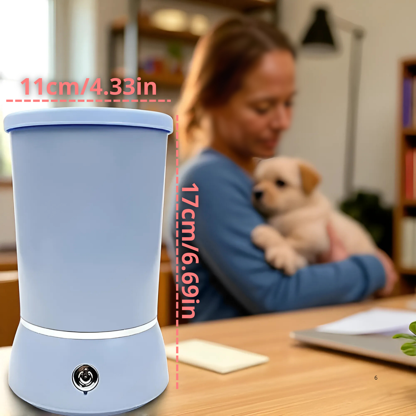 Paw Washing - Lavadora automática | Limpiador de patas de mascotas eléctrico y  portátil | USB recargable